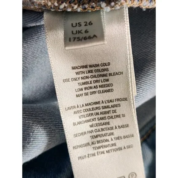 Free People We The Free Just Float On Flare High Rise Blue Denim Jeans Size 26 - Picture 6 of 10